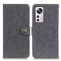 Coque Portefeuille Livre Cuir Etui Clapet A01D pour Xiaomi Mi 12 5G Noir