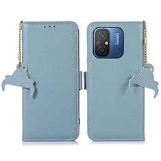 Coque Portefeuille Livre Cuir Etui Clapet A01D pour Xiaomi Redmi 11A 4G Bleu Clair