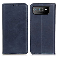 Coque Portefeuille Livre Cuir Etui Clapet A02D pour Asus ROG Phone 6 Pro Bleu