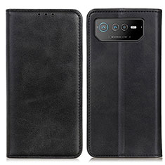 Coque Portefeuille Livre Cuir Etui Clapet A02D pour Asus ROG Phone 6 Pro Noir