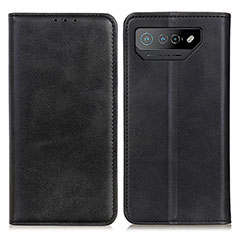 Coque Portefeuille Livre Cuir Etui Clapet A02D pour Asus ROG Phone 7 Ultimate Noir