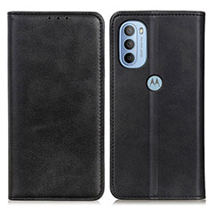 Coque Portefeuille Livre Cuir Etui Clapet A02D pour Motorola Moto G31 Noir