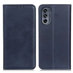 Coque Portefeuille Livre Cuir Etui Clapet A02D pour Motorola Moto G62 5G Bleu