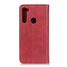 Coque Portefeuille Livre Cuir Etui Clapet A02D pour Motorola Moto One Fusion Plus Rouge