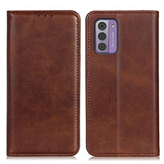 Coque Portefeuille Livre Cuir Etui Clapet A02D pour Nokia G310 5G Marron