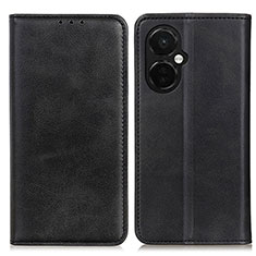 Coque Portefeuille Livre Cuir Etui Clapet A02D pour OnePlus Nord CE 3 5G Noir