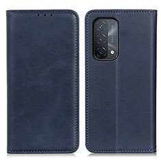Coque Portefeuille Livre Cuir Etui Clapet A02D pour OnePlus Nord N200 5G Bleu