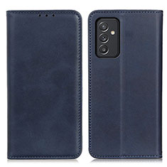 Coque Portefeuille Livre Cuir Etui Clapet A02D pour Samsung Galaxy A05s Bleu
