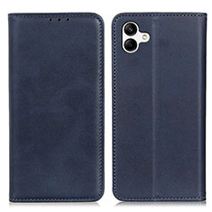 Coque Portefeuille Livre Cuir Etui Clapet A02D pour Samsung Galaxy M04 Bleu