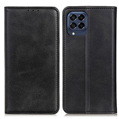 Coque Portefeuille Livre Cuir Etui Clapet A02D pour Samsung Galaxy M53 5G Noir