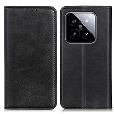 Coque Portefeuille Livre Cuir Etui Clapet A02D pour Xiaomi Mi 14 Pro 5G Noir