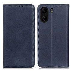 Coque Portefeuille Livre Cuir Etui Clapet A02D pour Xiaomi Redmi 13C Bleu