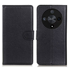 Coque Portefeuille Livre Cuir Etui Clapet A03D pour Huawei Honor X9b 5G Noir