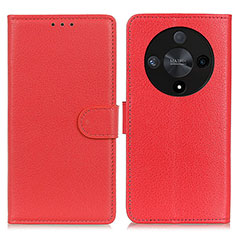 Coque Portefeuille Livre Cuir Etui Clapet A03D pour Huawei Honor X9b 5G Rouge