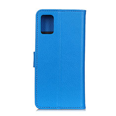 Coque Portefeuille Livre Cuir Etui Clapet A03D pour Motorola Moto G100 5G Bleu Ciel