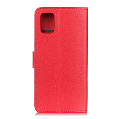 Coque Portefeuille Livre Cuir Etui Clapet A03D pour Motorola Moto G100 5G Rouge