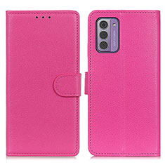 Coque Portefeuille Livre Cuir Etui Clapet A03D pour Nokia G310 5G Rose Rouge