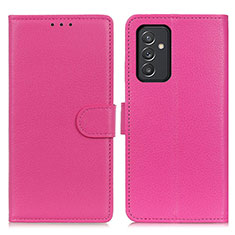 Coque Portefeuille Livre Cuir Etui Clapet A03D pour Samsung Galaxy A05s Rose Rouge