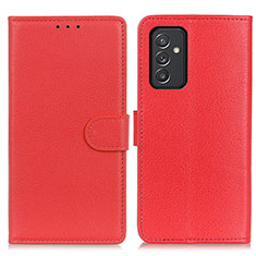 Coque Portefeuille Livre Cuir Etui Clapet A03D pour Samsung Galaxy A05s Rouge