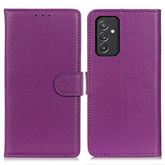 Coque Portefeuille Livre Cuir Etui Clapet A03D pour Samsung Galaxy A05s Violet