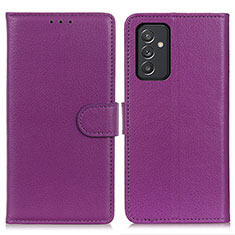 Coque Portefeuille Livre Cuir Etui Clapet A03D pour Samsung Galaxy A15 5G Violet