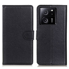 Coque Portefeuille Livre Cuir Etui Clapet A03D pour Xiaomi Mi 13T 5G Noir