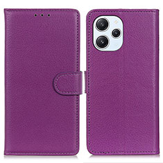 Coque Portefeuille Livre Cuir Etui Clapet A03D pour Xiaomi Redmi 12 4G Violet