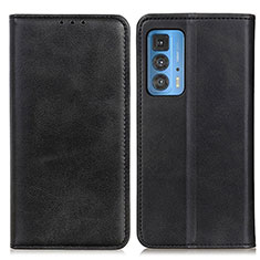 Coque Portefeuille Livre Cuir Etui Clapet A04D pour Motorola Moto Edge S Pro 5G Noir