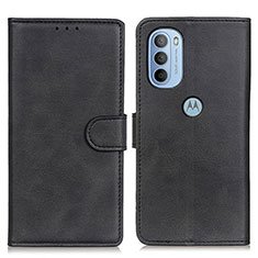 Coque Portefeuille Livre Cuir Etui Clapet A04D pour Motorola Moto G31 Noir