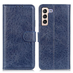 Coque Portefeuille Livre Cuir Etui Clapet A04D pour Samsung Galaxy S23 Plus 5G Bleu