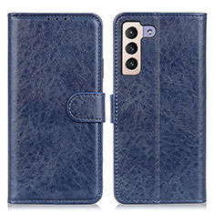Coque Portefeuille Livre Cuir Etui Clapet A04D pour Samsung Galaxy S25 Plus 5G Bleu