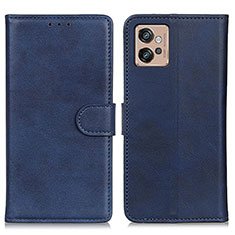 Coque Portefeuille Livre Cuir Etui Clapet A05D pour Motorola Moto G32 Bleu