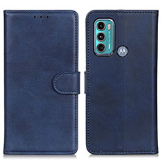 Coque Portefeuille Livre Cuir Etui Clapet A05D pour Motorola Moto G40 Fusion Bleu