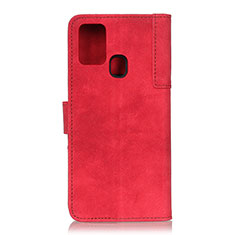 Coque Portefeuille Livre Cuir Etui Clapet A05D pour Motorola Moto G41 Rouge