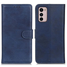 Coque Portefeuille Livre Cuir Etui Clapet A05D pour Motorola Moto G42 Bleu