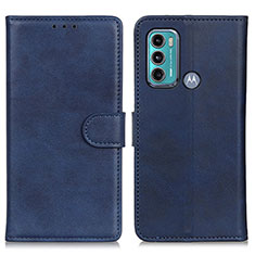 Coque Portefeuille Livre Cuir Etui Clapet A05D pour Motorola Moto G60 Bleu
