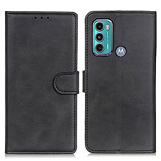 Coque Portefeuille Livre Cuir Etui Clapet A05D pour Motorola Moto G60 Noir