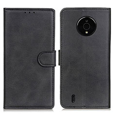 Coque Portefeuille Livre Cuir Etui Clapet A05D pour Nokia C200 Noir