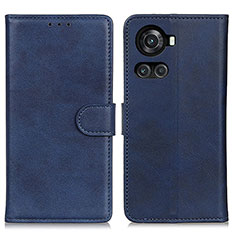 Coque Portefeuille Livre Cuir Etui Clapet A05D pour OnePlus 10R 5G Bleu