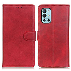 Coque Portefeuille Livre Cuir Etui Clapet A05D pour OnePlus 9R 5G Rouge