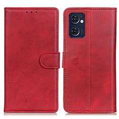 Coque Portefeuille Livre Cuir Etui Clapet A05D pour OnePlus Nord CE 2 5G Rouge