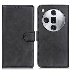 Coque Portefeuille Livre Cuir Etui Clapet A05D pour Oppo Find X7 5G Noir
