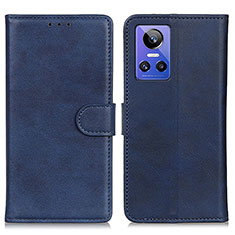 Coque Portefeuille Livre Cuir Etui Clapet A05D pour Realme GT Neo3 5G Bleu