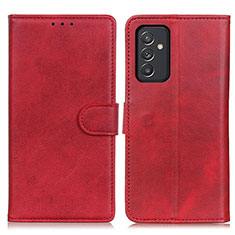 Coque Portefeuille Livre Cuir Etui Clapet A05D pour Samsung Galaxy Quantum2 5G Rouge