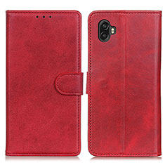Coque Portefeuille Livre Cuir Etui Clapet A05D pour Samsung Galaxy XCover 6 Pro 5G Rouge