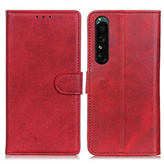 Coque Portefeuille Livre Cuir Etui Clapet A05D pour Sony Xperia 1 V Rouge