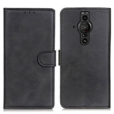 Coque Portefeuille Livre Cuir Etui Clapet A05D pour Sony Xperia PRO-I Noir