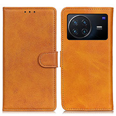 Coque Portefeuille Livre Cuir Etui Clapet A05D pour Vivo X Note Bleu