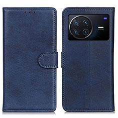 Coque Portefeuille Livre Cuir Etui Clapet A05D pour Vivo X Note Marron