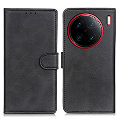 Coque Portefeuille Livre Cuir Etui Clapet A05D pour Vivo X90 Pro 5G Noir